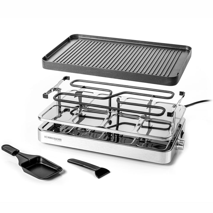 Princess Raclettegrill RC 1400  37X23cm 8st spatlar  xxl kabel
