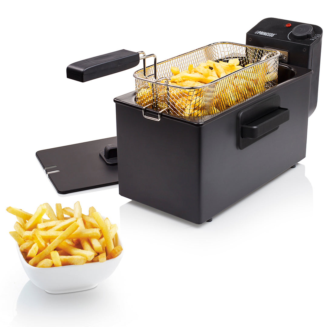 Princess Fritös 3l  182727 Rostfritt stål. Svart