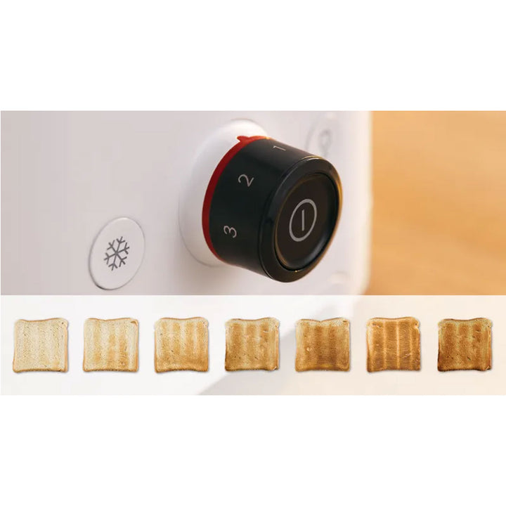 Bosch Brödrost TAT3M121 Vit 950W Bagels Funktion.