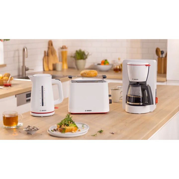 Bosch Brödrost TAT3M121 Vit 950W Bagels Funktion.