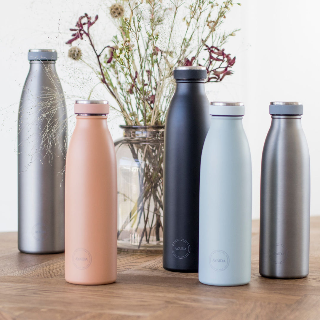 AYA&IDA Dricksflaska - Cool Grey - 1000ML
