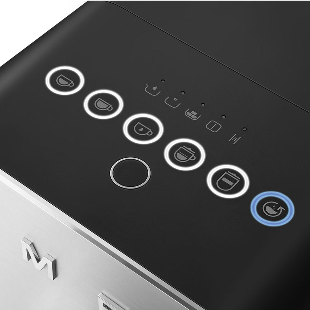 SMEG Helautomatisk espressomaskin Svart, Matt - Collezione