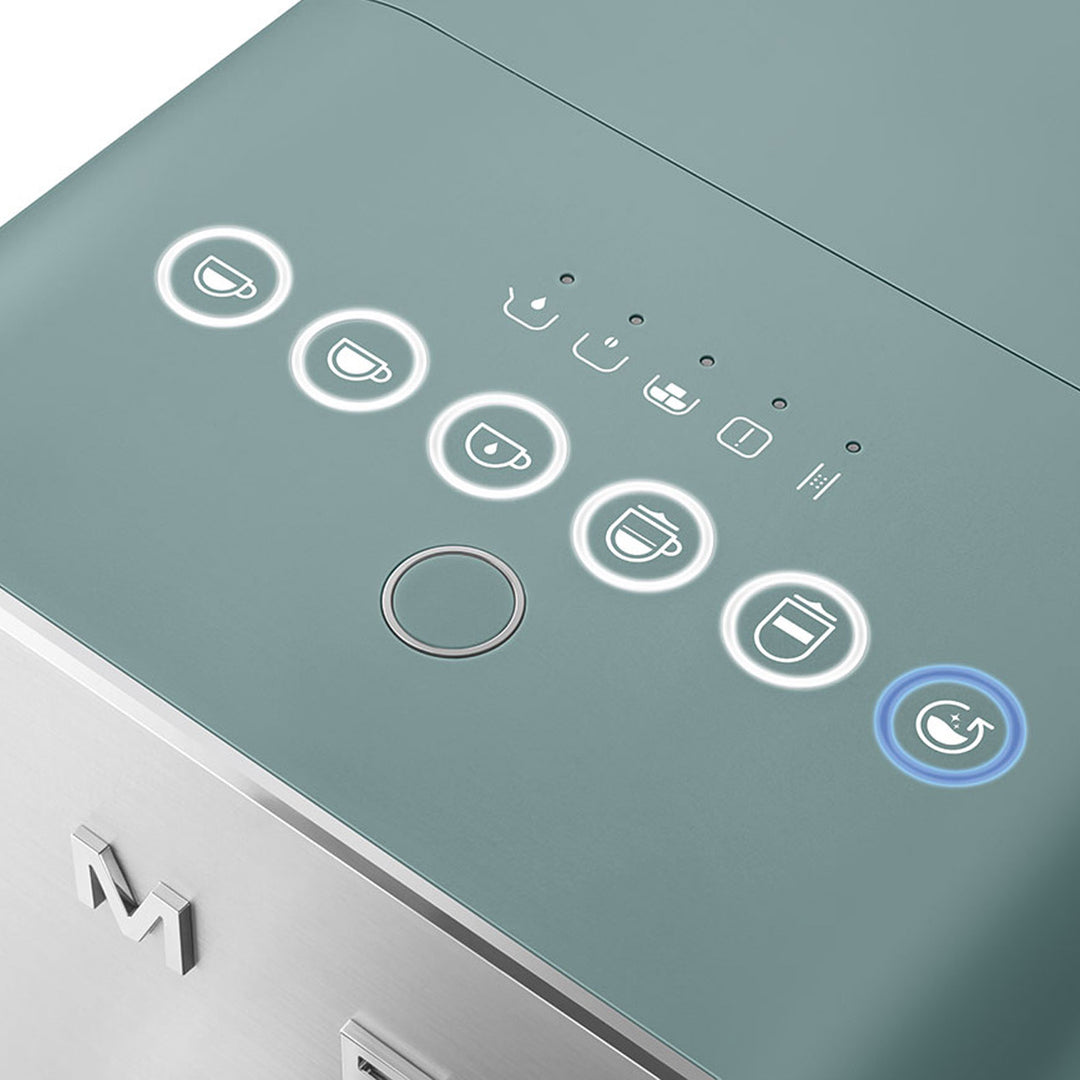SMEG Helautomatisk espressomaskin Emerald Green, Matt - Collezione