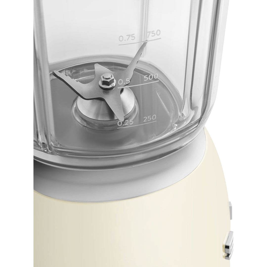 SMEG Blender Creme, Högblank - 50's Style