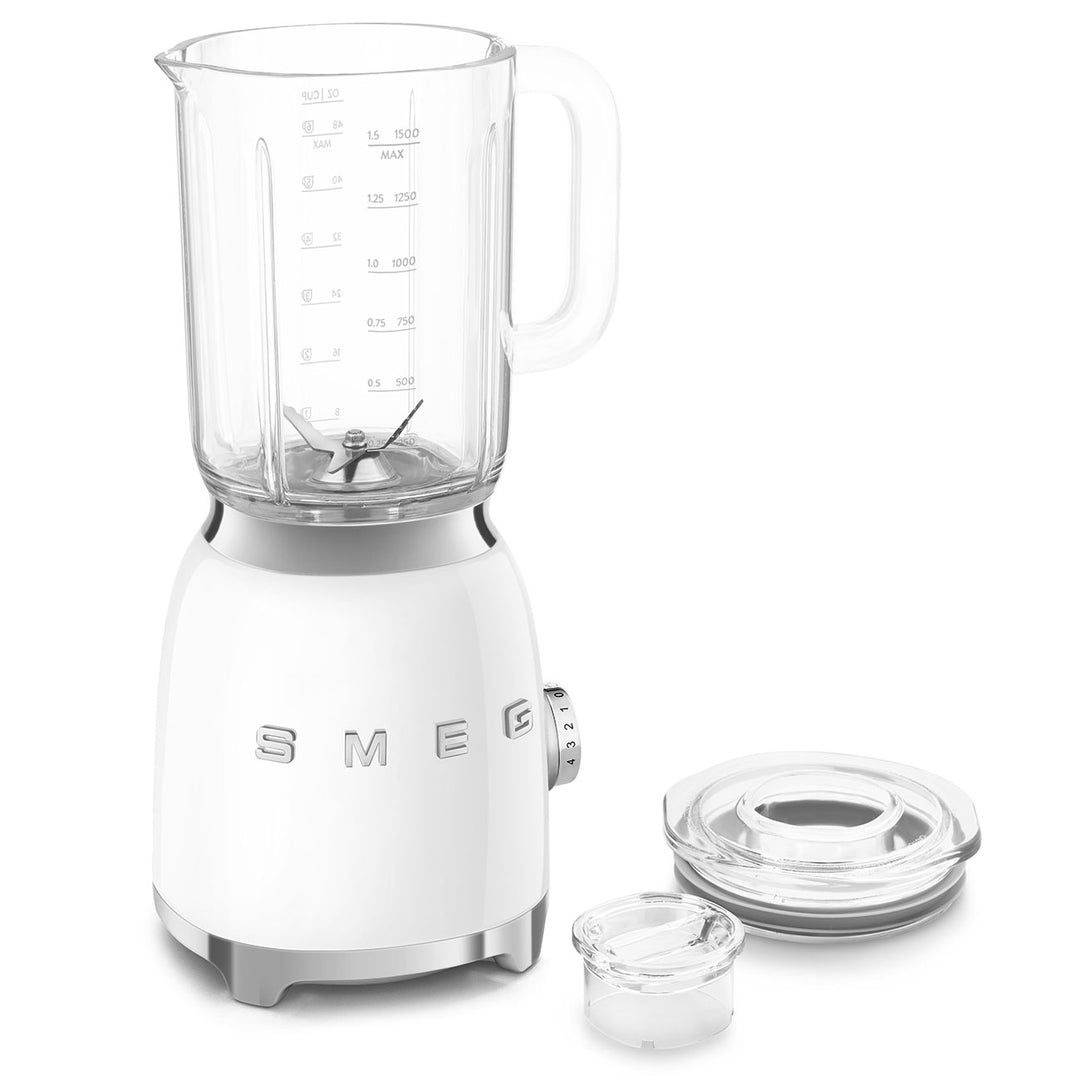 SMEG Blender Vit, Högblank - 50's Style
