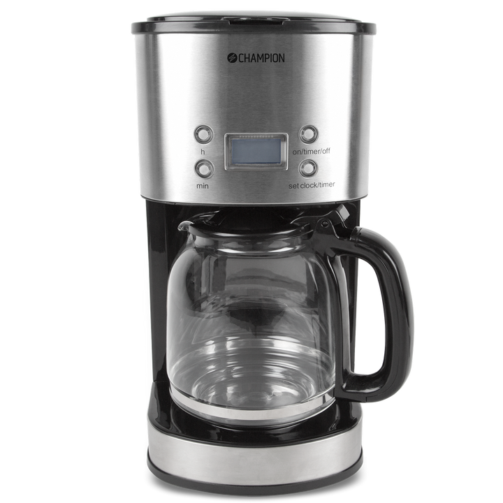 Champion Kaffebryggare Digital 12-koppar/1,5L KB210 Rostfri