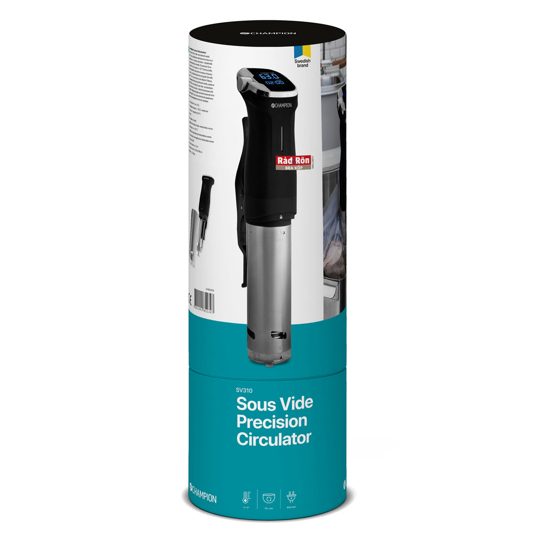 Champion Sous Vide Precision IPX7 800W SV310 Rostfri/Svart