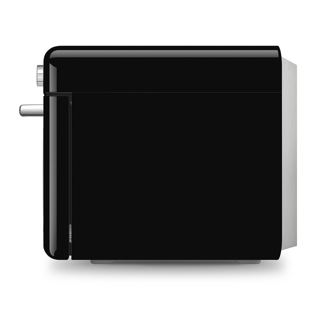 SMEG Fristående kombinationsångugn Svart, Högblank - 50's Style