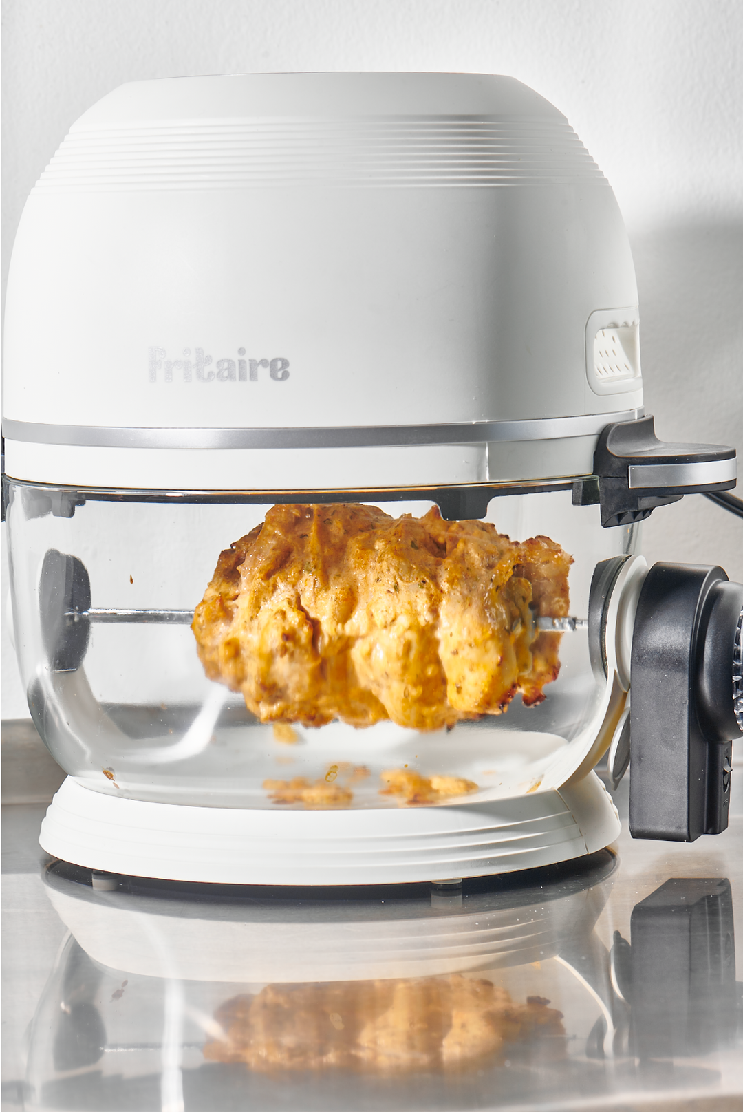 Fritaire Air Fryer med 4,8 Lglasskål Vit