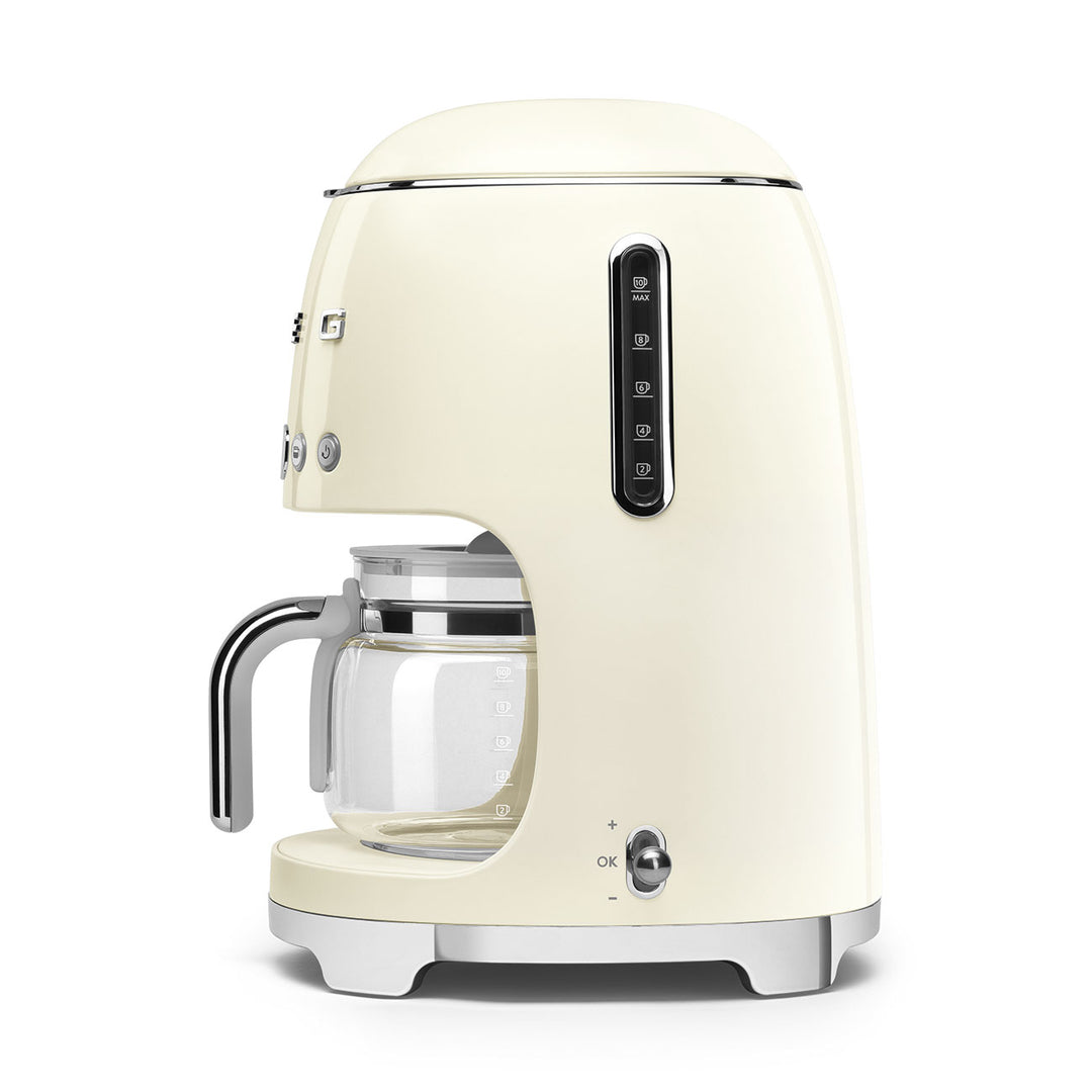 SMEG Kaffebryggare Creme, Högblank - 50's Style