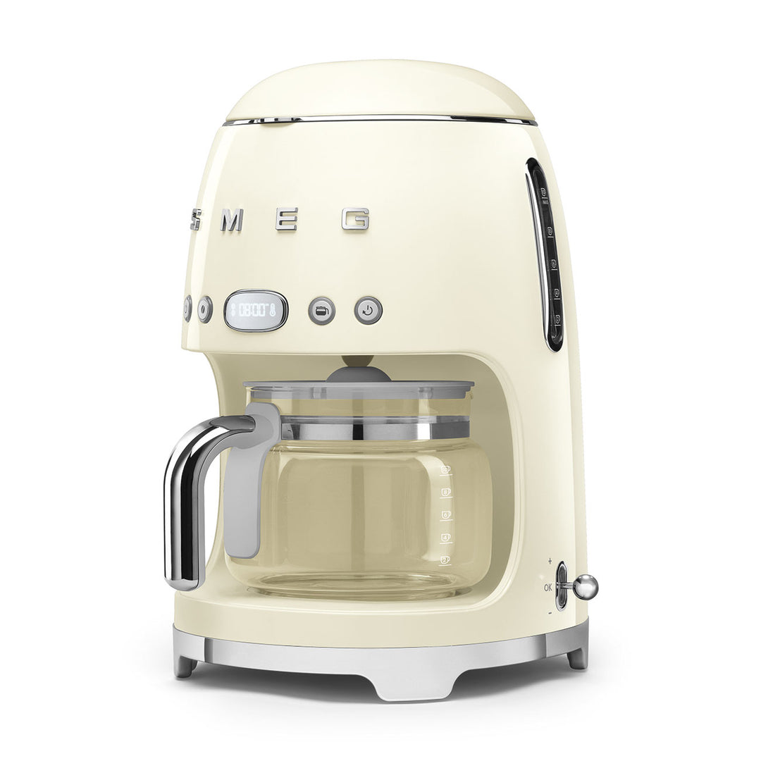 SMEG Kaffebryggare Creme, Högblank - 50's Style