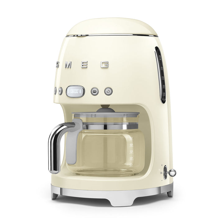 SMEG Kaffebryggare Creme, Högblank - 50's Style