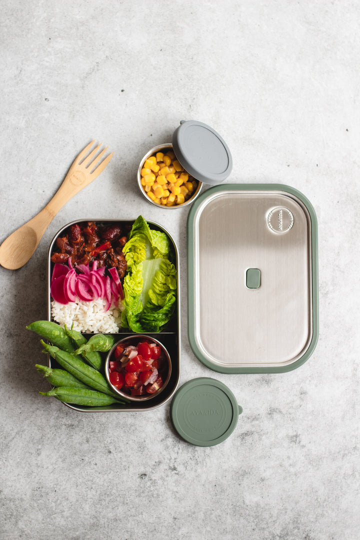 AYA&IDA Lunchbox - Tropical Green - 1000ML
