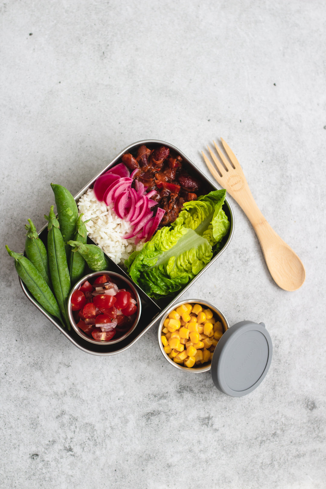 AYA&IDA Lunchlåda - Mörkgrå - 1000ML