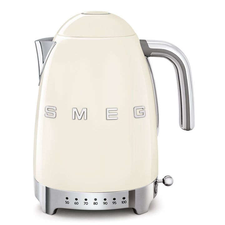 SMEG Vattenkokare med variabel temperatur Creme, Högblank - 50's Style