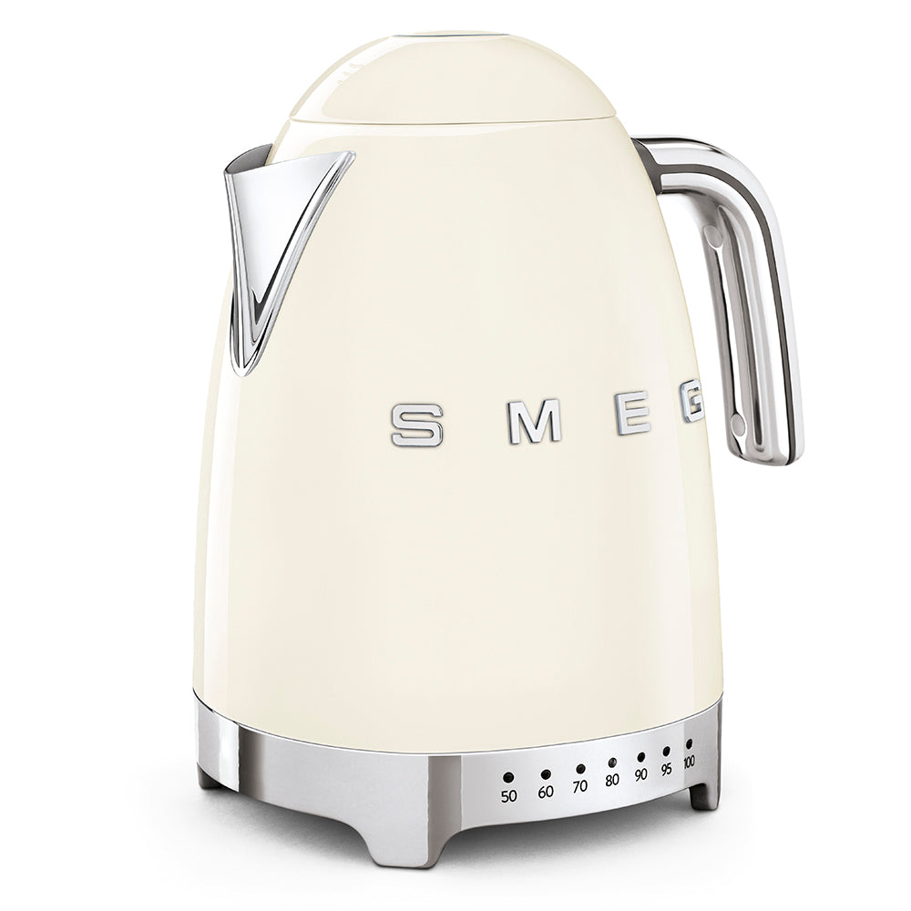 SMEG Vattenkokare med variabel temperatur Creme, Högblank - 50's Style