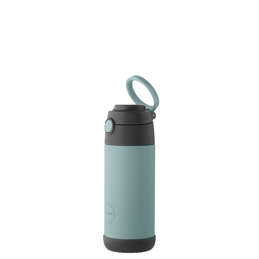 AYA&IDA Sugrörflaska för barn - Mintgrön - 350ML