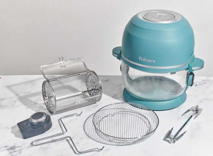 Fritaire Air Fryer med 4,8 Lglasskål Grön