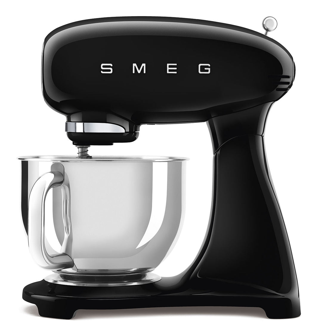 SMEG Helfärgad köksmaskin Svart, Högblank - 50's Style