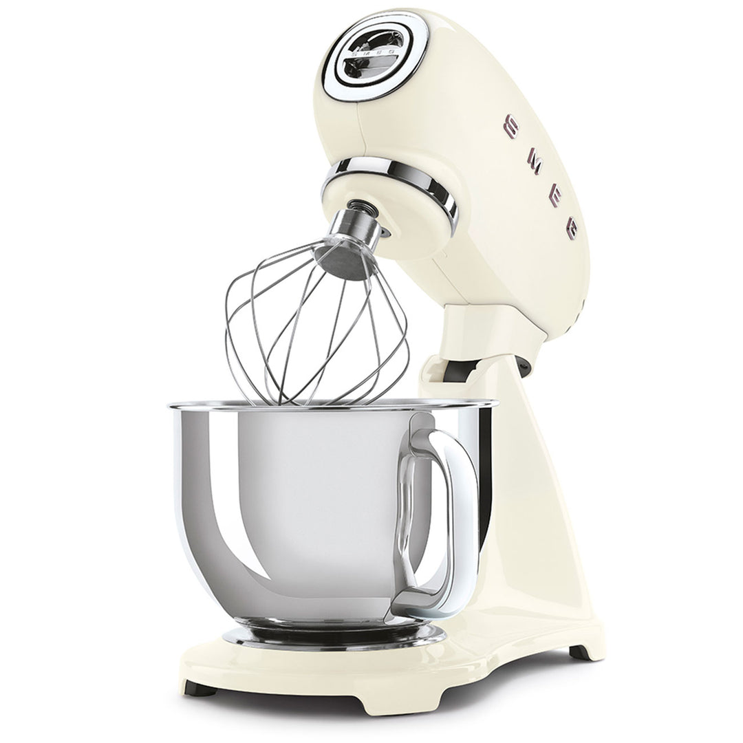 SMEG Helfärgad köksmaskin Creme, Högblank 50's Style