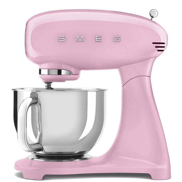 SMEG Helfärgad köksmaskin Rosa, Högblank - 50's Style