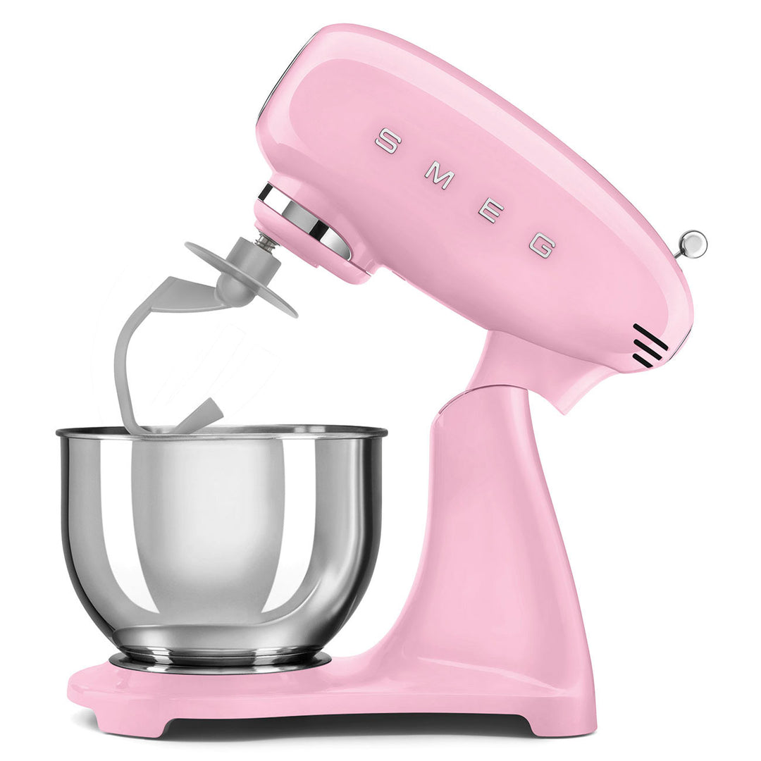 SMEG Helfärgad köksmaskin Rosa, Högblank - 50's Style