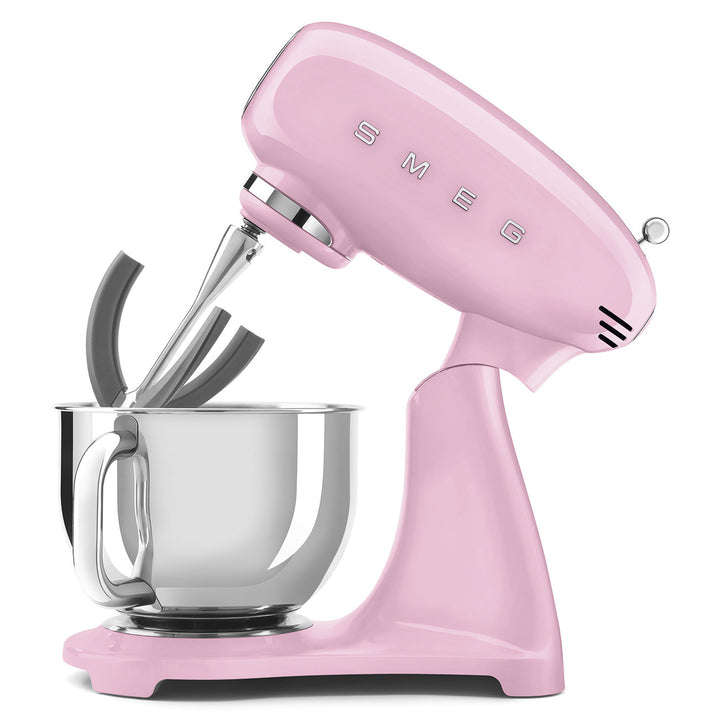 SMEG Helfärgad köksmaskin Rosa, Högblank - 50's Style