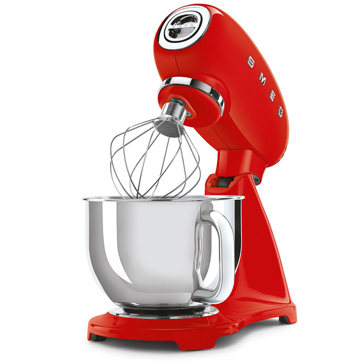 SMEG Helfärgad köksmaskin Röd, Högblank - 50's Style
