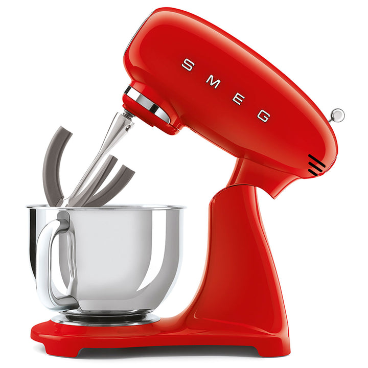 SMEG Helfärgad köksmaskin Röd, Högblank - 50's Style