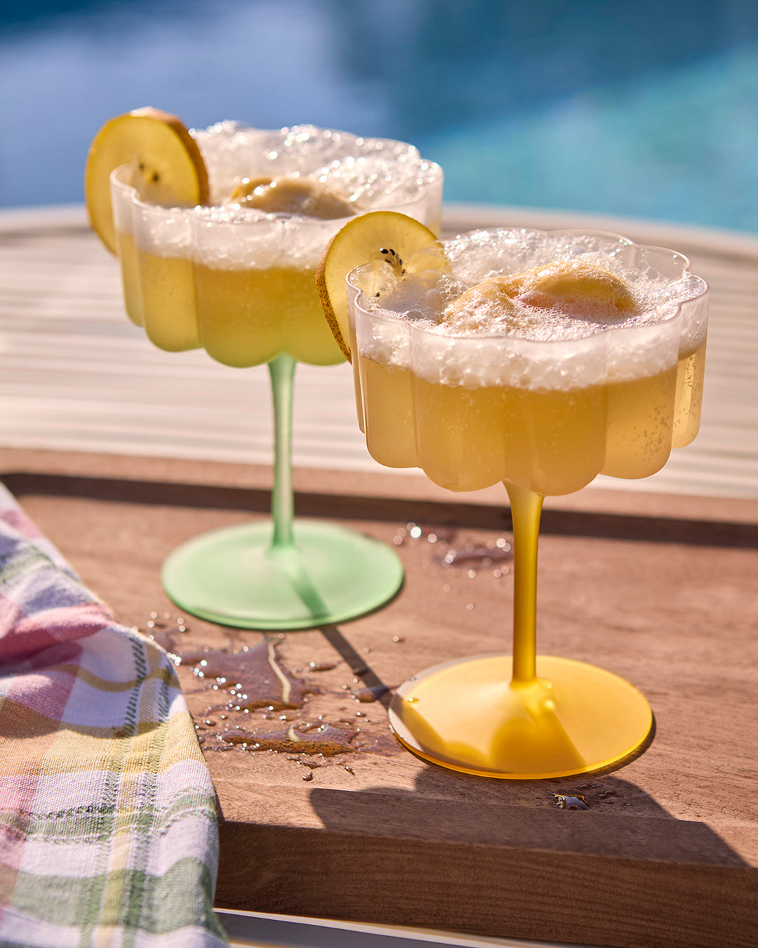 LILLIE Cocktail/dessertglas, Gul, 4-Pack