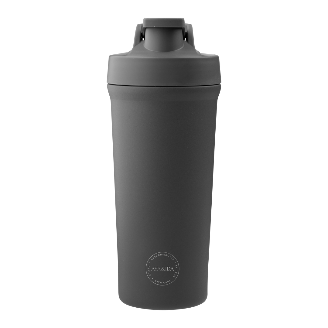 AYA&IDA Shakerflaska - Mörkgrå - 750ML