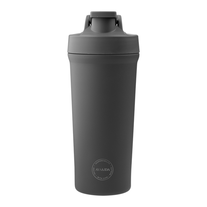 AYA&IDA Shakerflaska - Mörkgrå - 750ML