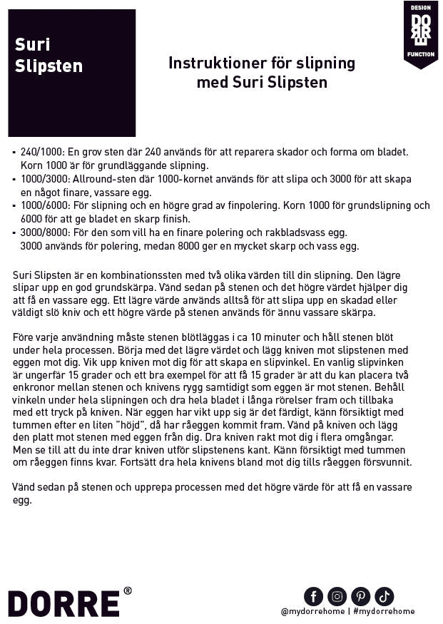 Suri Slipsten 1000/6000