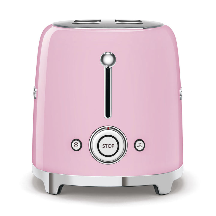 SMEG Brödrost för 4x2 skivor Rosa, Högblank