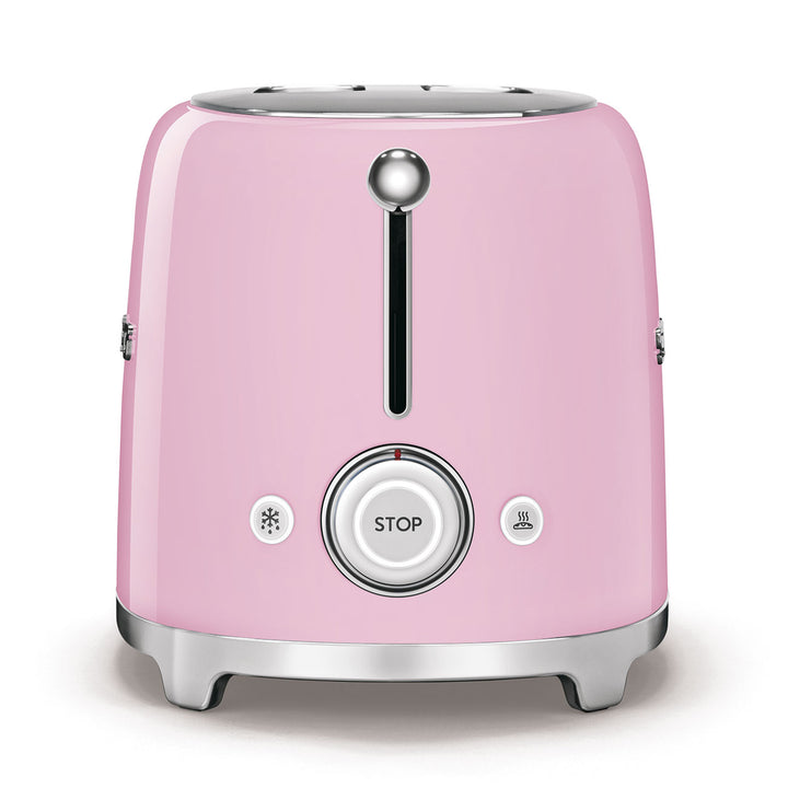 SMEG Brödrost för 4x2 skivor Rosa, Högblank