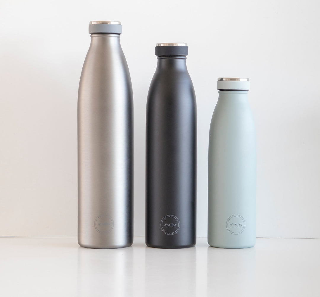 AYA&IDA Dricksflaska - Mattsvart - 750ML