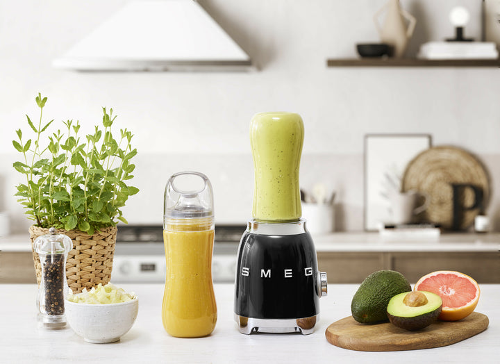 SMEG Personal Blender Svart, Högblank - 50's Style