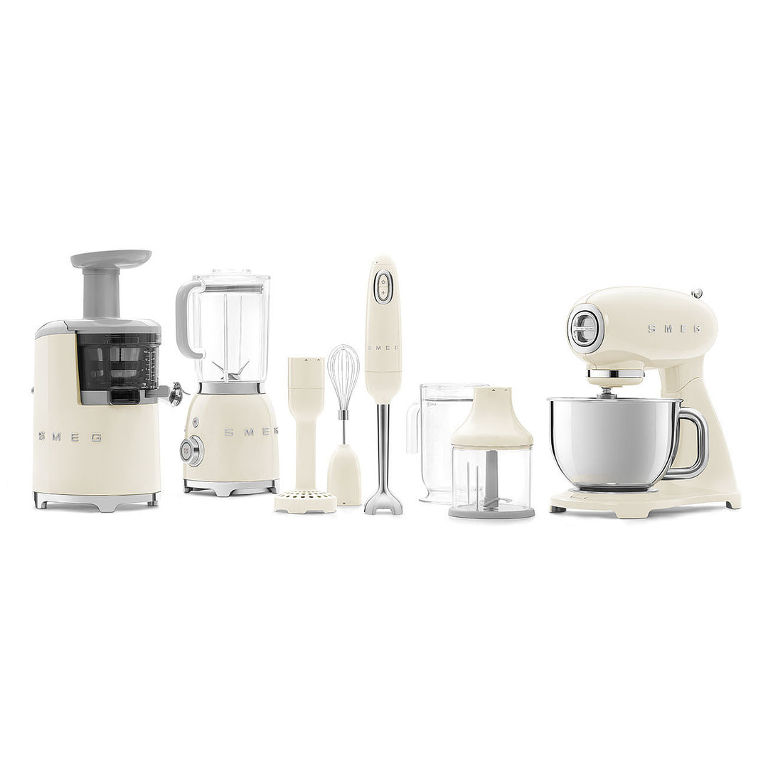 SMEG Helfärgad köksmaskin Creme, Högblank 50's Style