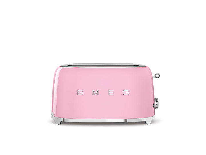SMEG Brödrost för 4x2 skivor Rosa, Högblank