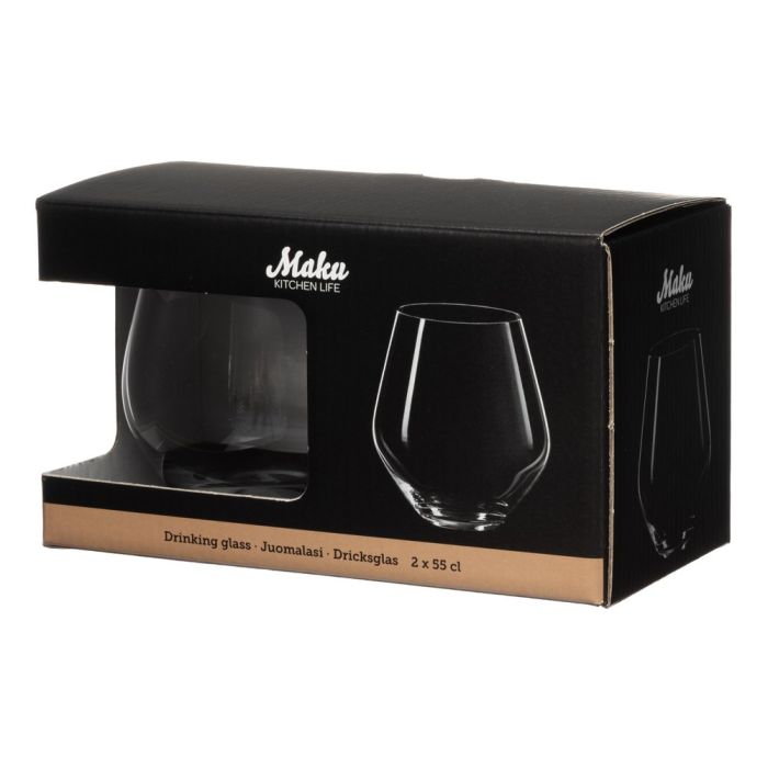 MAKU Vatten-/whiskyglas 55 cl, 6-Pack
