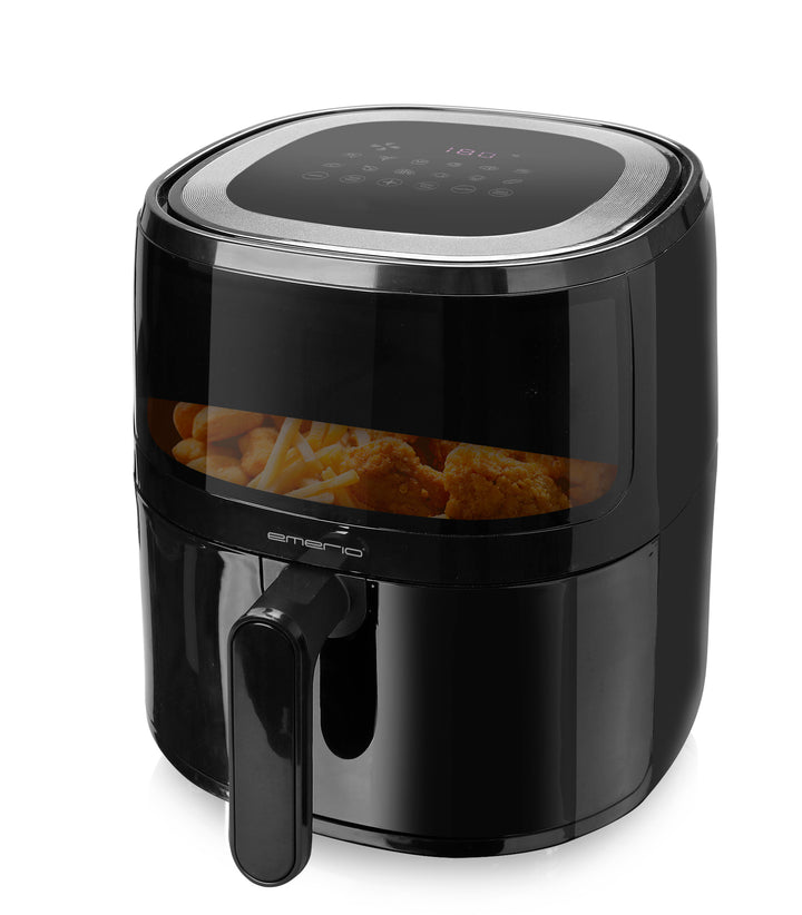 Emerio Airfryer 5L med Utsiktsfönster och Digital Display
