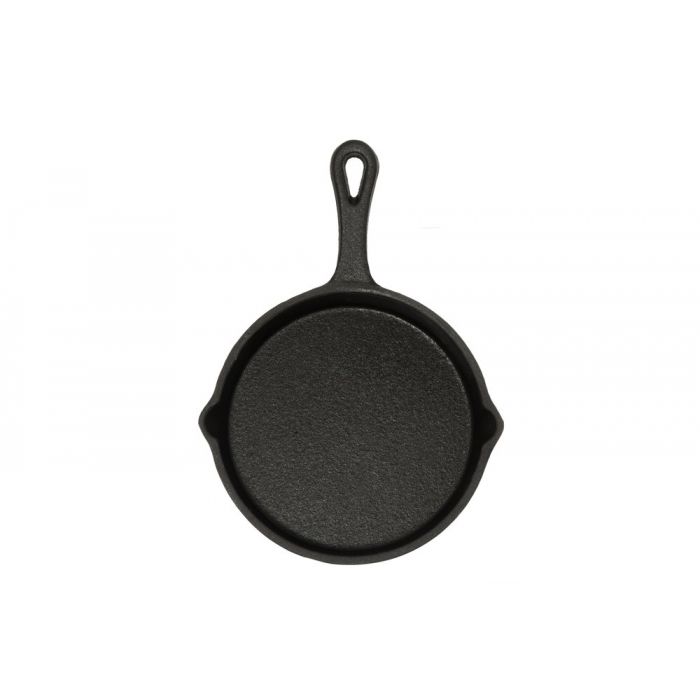 MAKU Portionsgrillpanna, rund, gjutjärn 20,5x14,5 cm