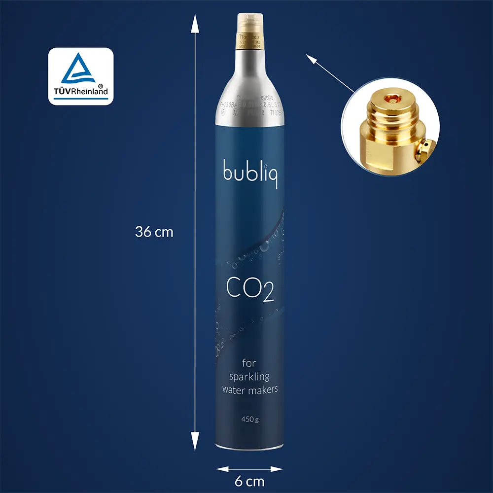 Bubliq Kolsyrepatron, 450g