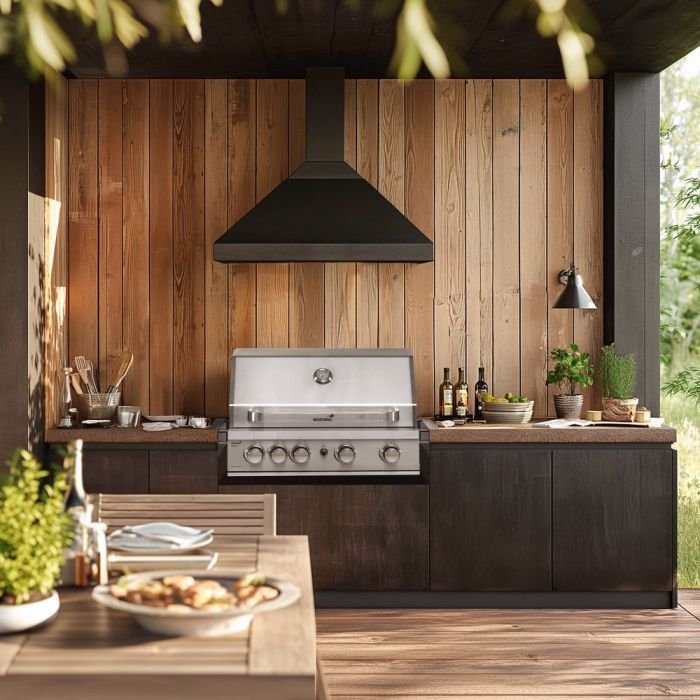 Mustang Gasgrill Pearl 4 built-in