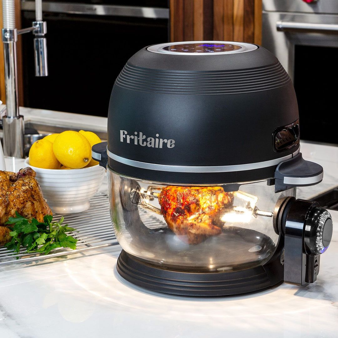 Fritaire Air Fryer med 4,8 Lglasskål Svart