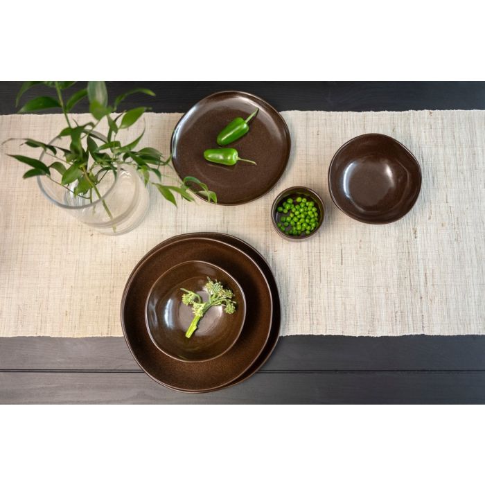 MAKU Tallrik brun edition 20 cm, 4-Pack