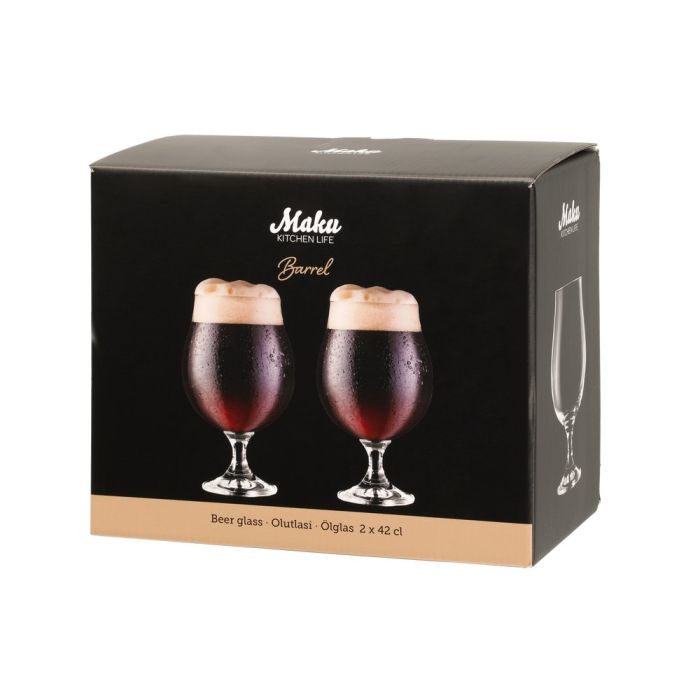 MAKU Barrel ölglas 500 ml, 6-Pack