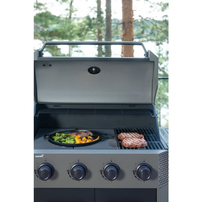 Mustang Gjutjärnspanna Multigrill-kompatibel 30 cm