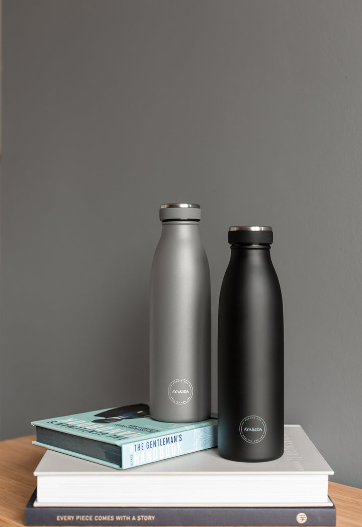 AYA&IDA Dricksflaska - Mörkgrå - 500ML
