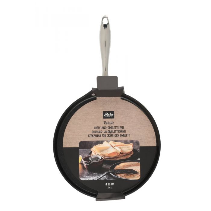 MAKU Robuste crepe- och omelettstekpanna 28 cm